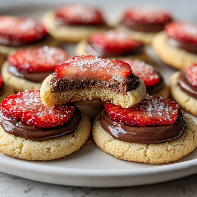 Chocolate-Stuffed Strawberry Sugar Cookies Recipe