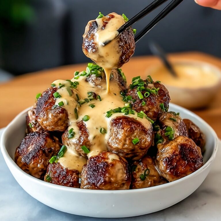 Korean BBQ Meatballs with Spicy Mayo Dip Recipe