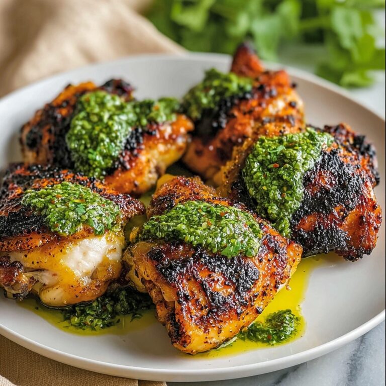 Peruvian Chicken with Creamy Cilantro Green Sauce Recipe