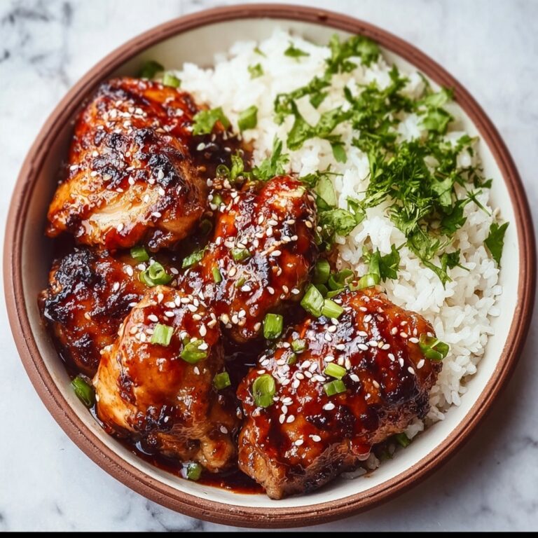 Air Fryer Asian-Glazed Boneless Chicken Thighs Recipe