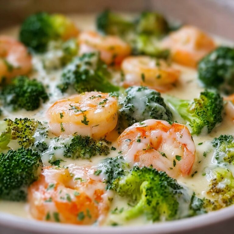 Broccoli Shrimp Alfredo Recipe
