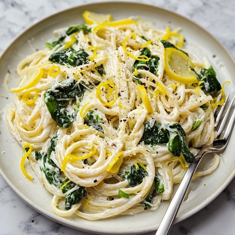 Easy Lemon Ricotta Pasta & Spinach Recipe