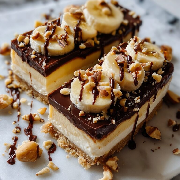 Frozen Banana Dessert Bars Recipe