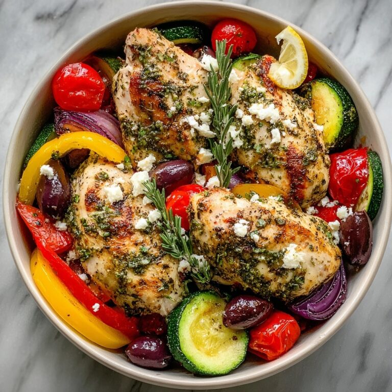 Mediterranean Chicken Zucchini Bake Recipe