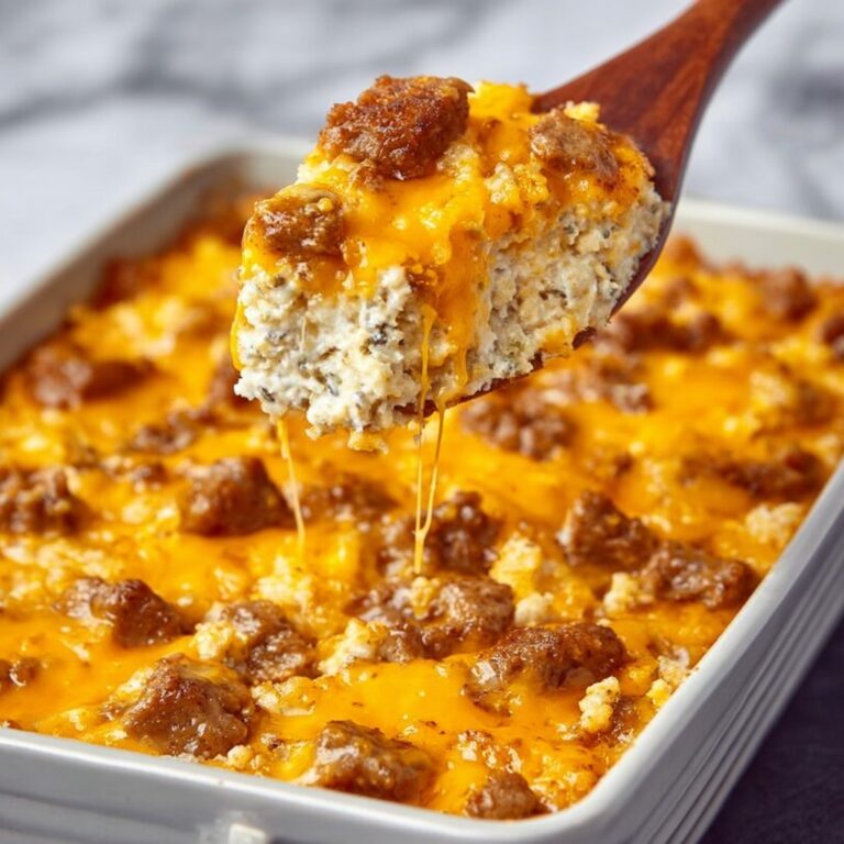 Sausage & Cream Cheese Grits Casserole Recipe
