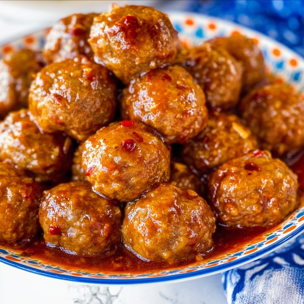 Cranberry Thai Chili Meatballs Recipe - Recipe Image
