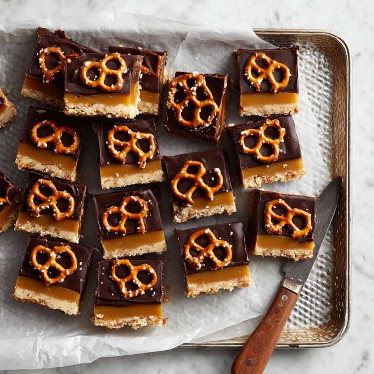Chocolate Caramel Pretzel Bars Recipe