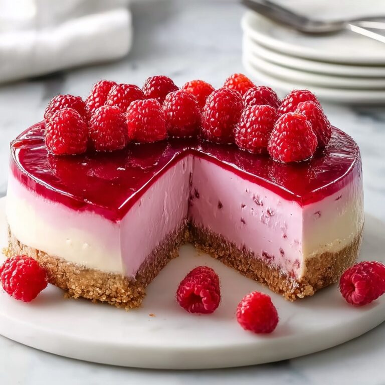 Easy Baked Raspberry Cheesecake Recipe