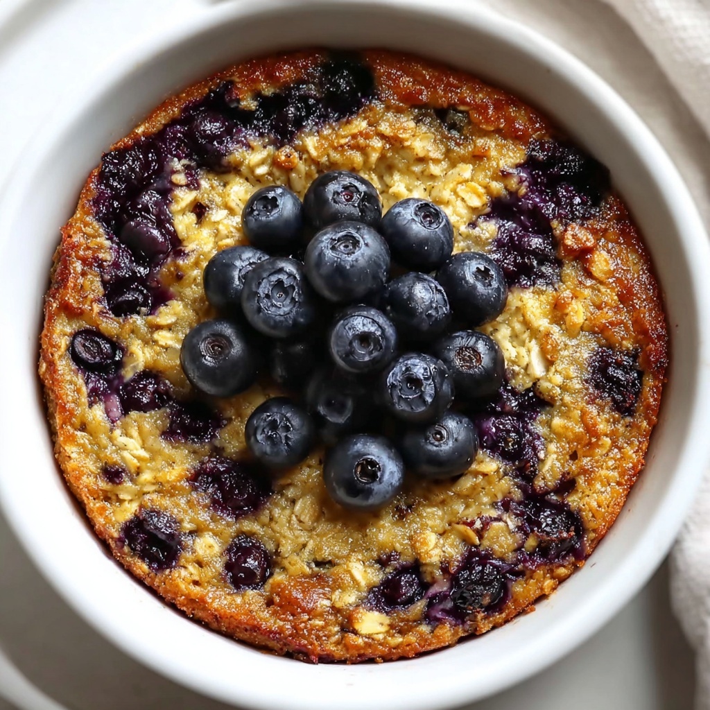 Blueberry Muffin Baked Oats Recipe - Recipe Image