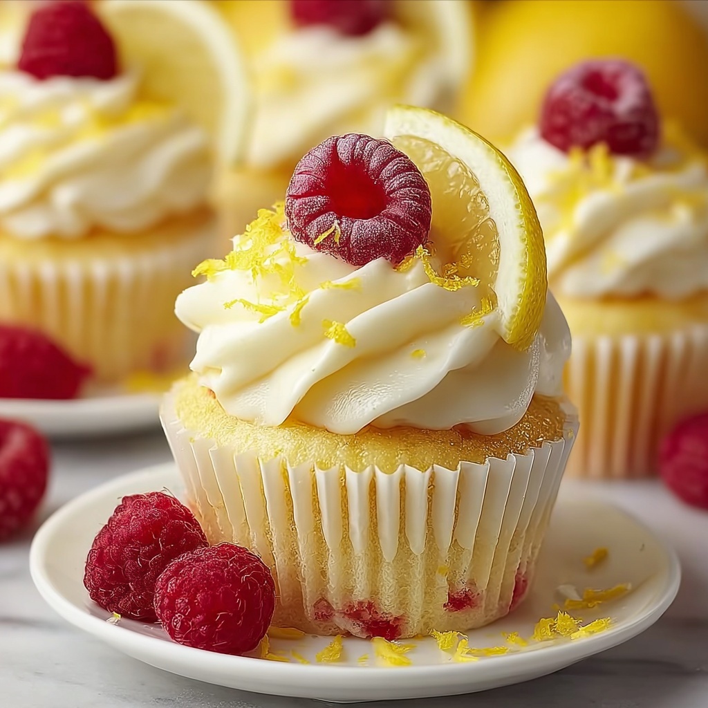 Raspberry Lemon Heaven Cupcakes Recipe - Recipe Image