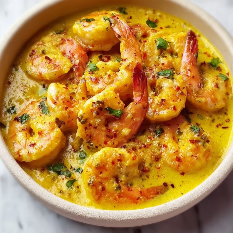 Sautéed Shrimp in Creamy Saffron Sauce Recipe