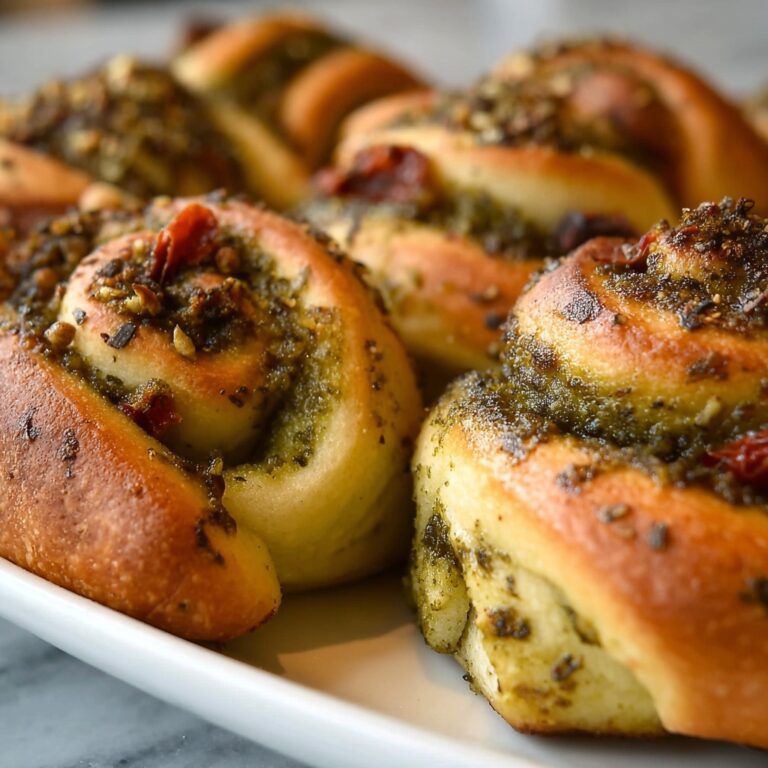 Festive Pesto Crescent Rolls with Mozzarella and Parmesan Recipe