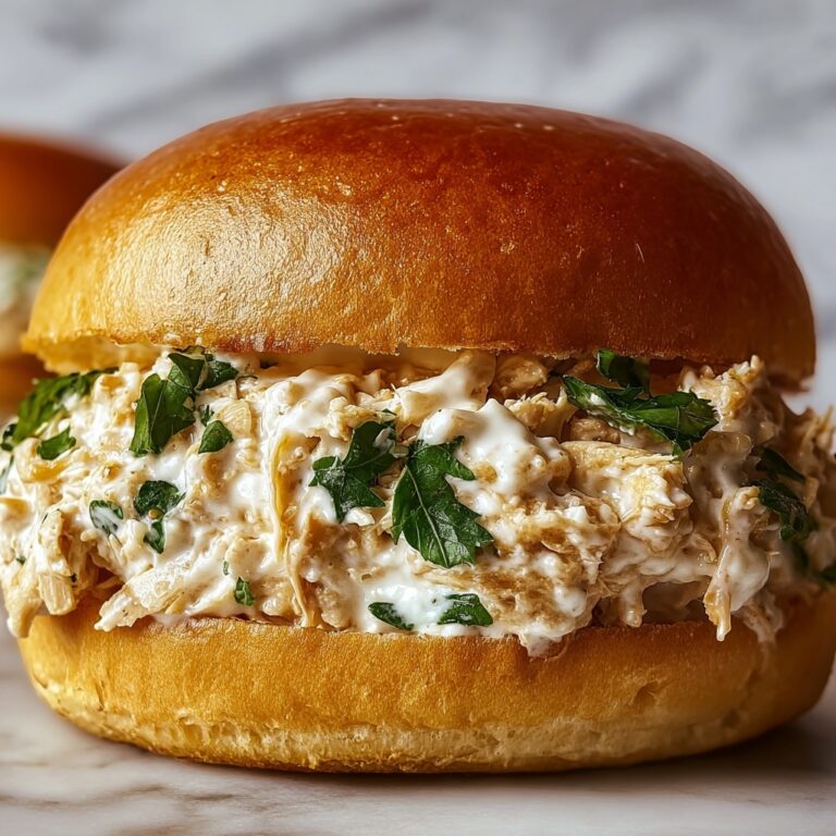 Chicken Alfredo Sloppy Joes Recipe