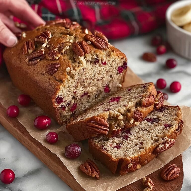 Easy Cranberry Banana Nut Bread Recipe