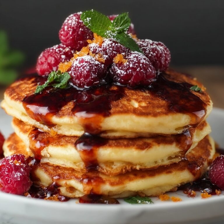 Raspberry Carrot Cake Pancakes Recipe