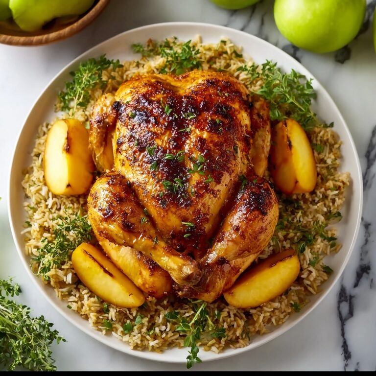 Apple Cider Glazed Roast Chicken Recipe