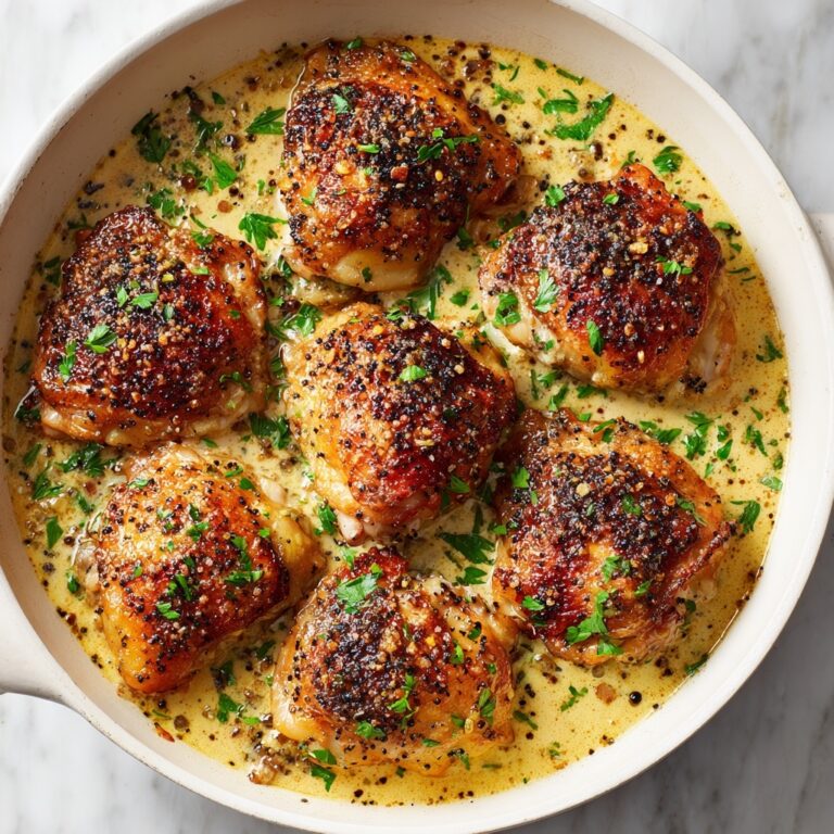 Creamy Oven Baked Chicken Thighs Recipe