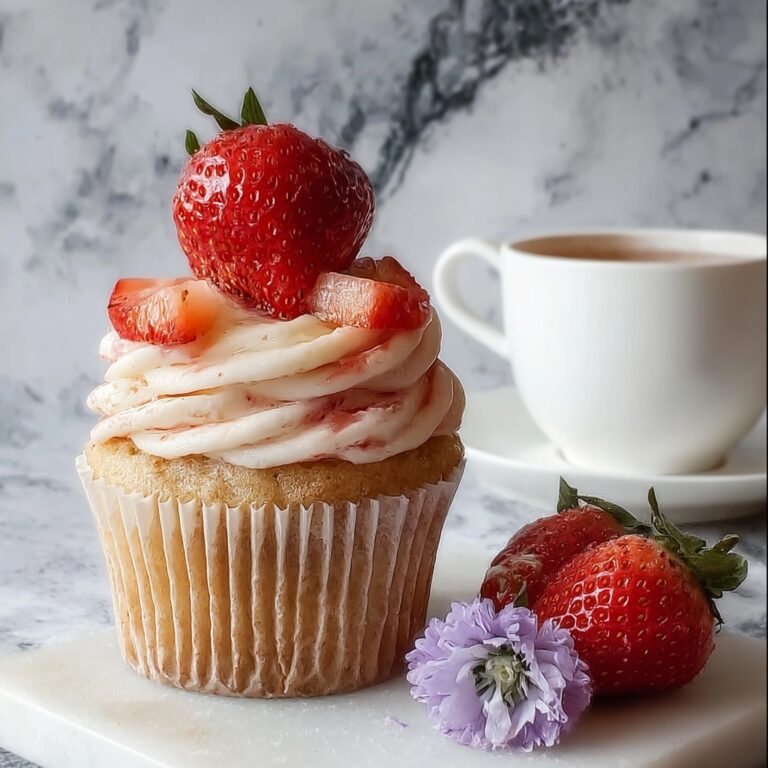 Real Strawberry Cupcakes Recipe