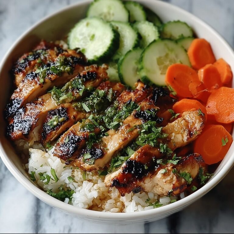 Grilled Chicken Rice Bowl Recipe