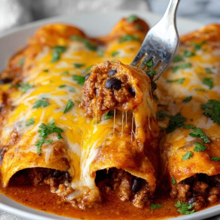 Veggie Black Bean Enchiladas Recipe