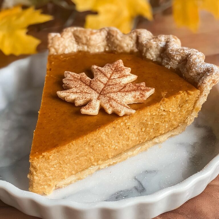 Easy Pumpkin Pie from Scratch with Flaky Crust Recipe