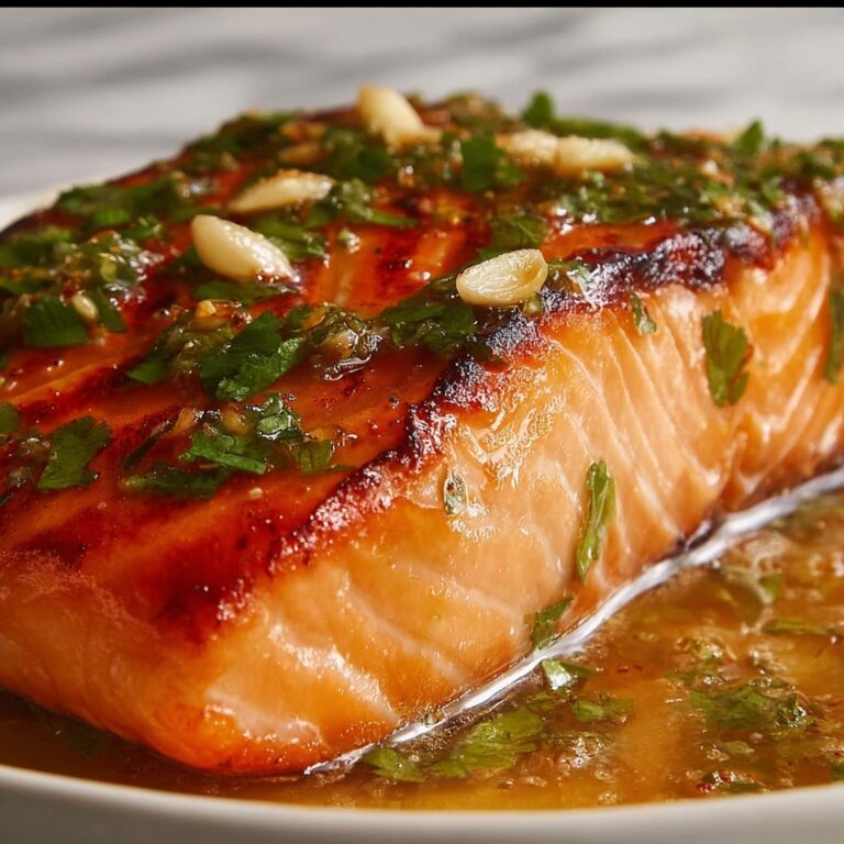 Cilantro Lime Honey Garlic Salmon Baked in Foil Recipe