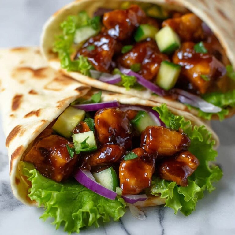 Hawaiian BBQ Chicken Wraps Recipe