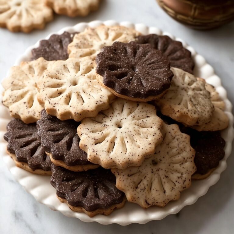 Espresso Shortbread Cookies Recipe