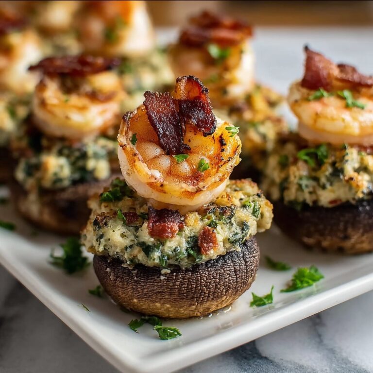 Creamy Shrimp Stuffed Mushrooms Recipe