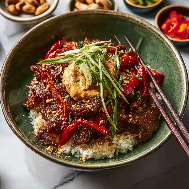 20 Minute Korean Gochujang Beef Bowls Recipe