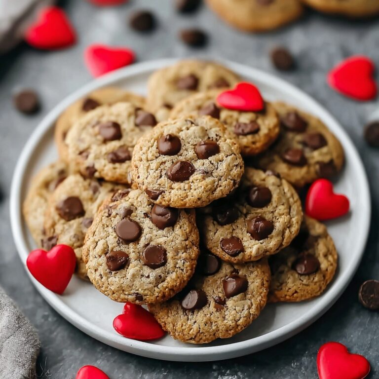 Valentine’s Chocolate Chip Cookies Recipe