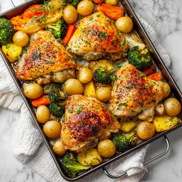 Creamy Ranch Chicken Sheet Pan Dinner Recipe