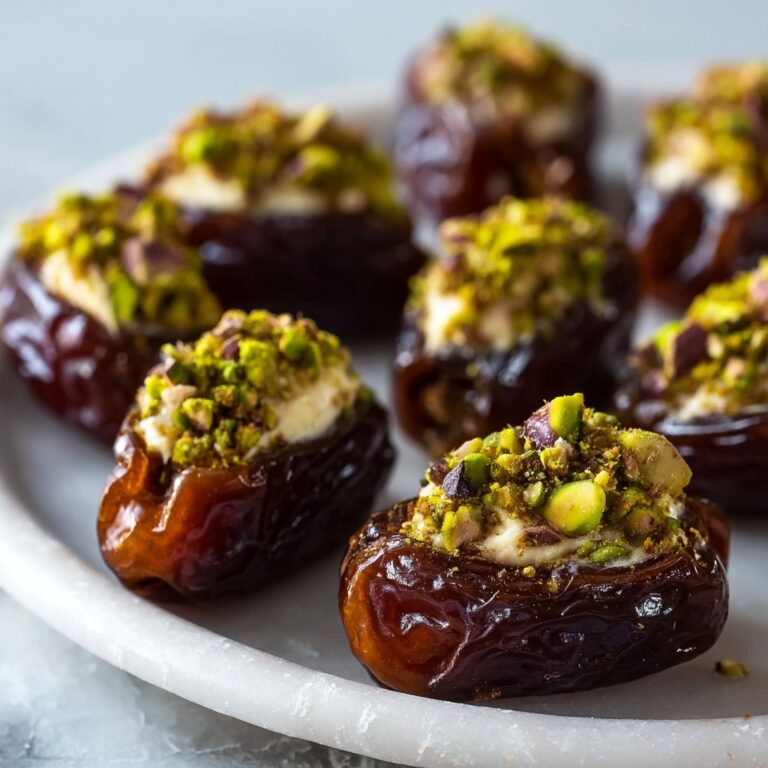 Honey Pistachio Ricotta Stuffed Dates Recipe