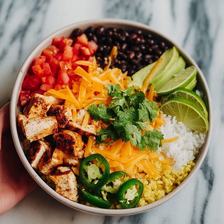One Pan Chicken Burrito Bowl Recipe