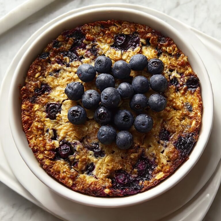 Blueberry Muffin Baked Oats Recipe