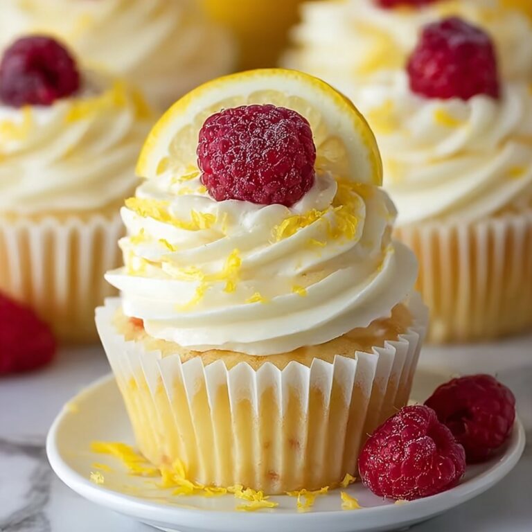 Raspberry Lemon Heaven Cupcakes Recipe