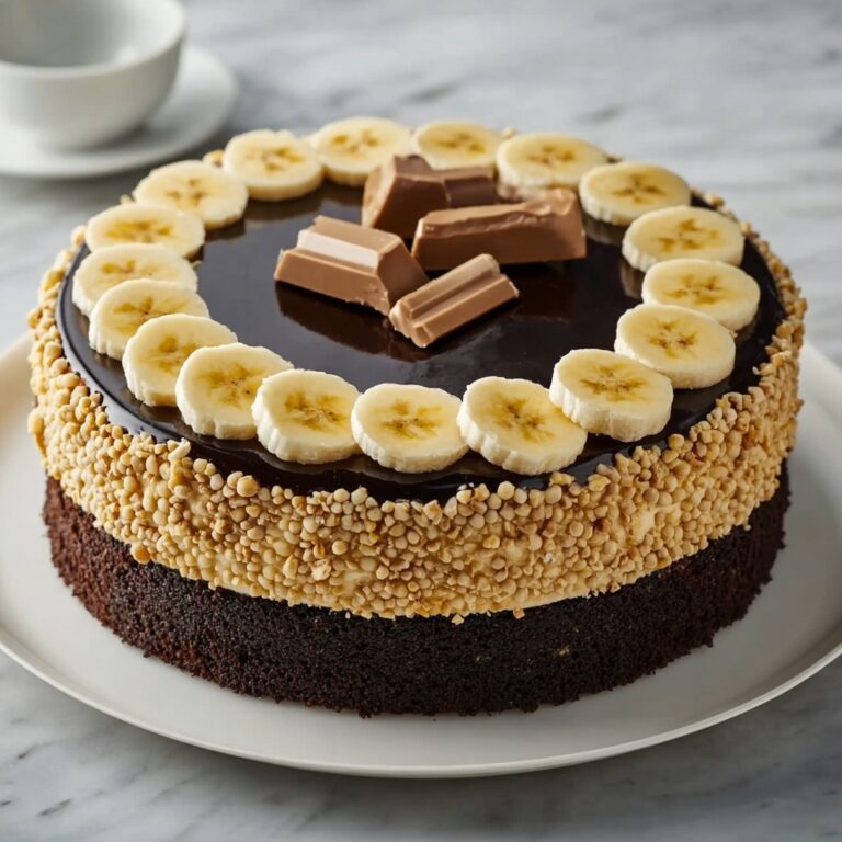 Banana and Chocolate Delight Cake Recipe