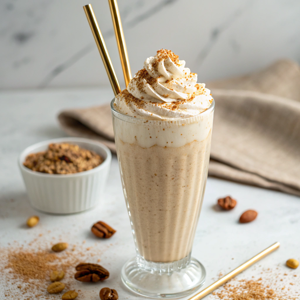 Cinnamon Roll Protein Shake Recipe - Recipe Image