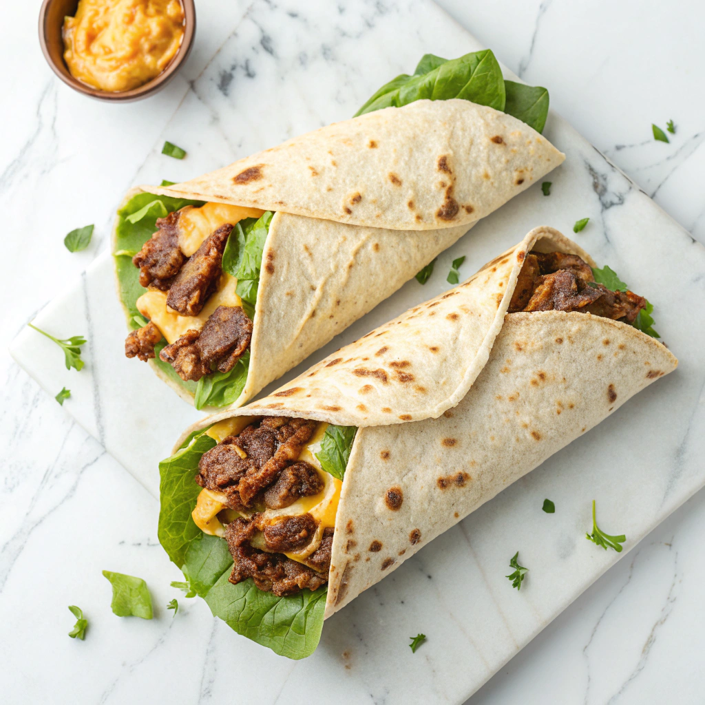 Big Mac Wraps Recipe - Recipe Image
