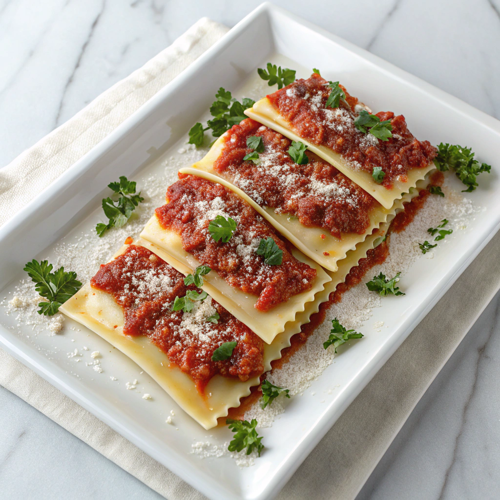 Easy Crockpot Ravioli Lasagna Recipe - Recipe Image