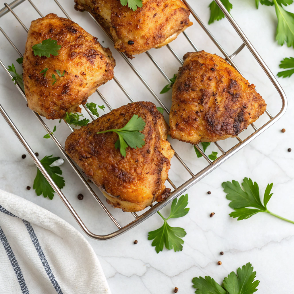 Air Fryer Chicken Thighs Recipe - Recipe Image
