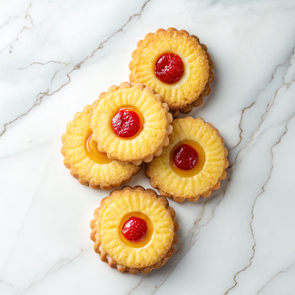 Pineapple Upside-Down Cookies Recipe - Recipe Image