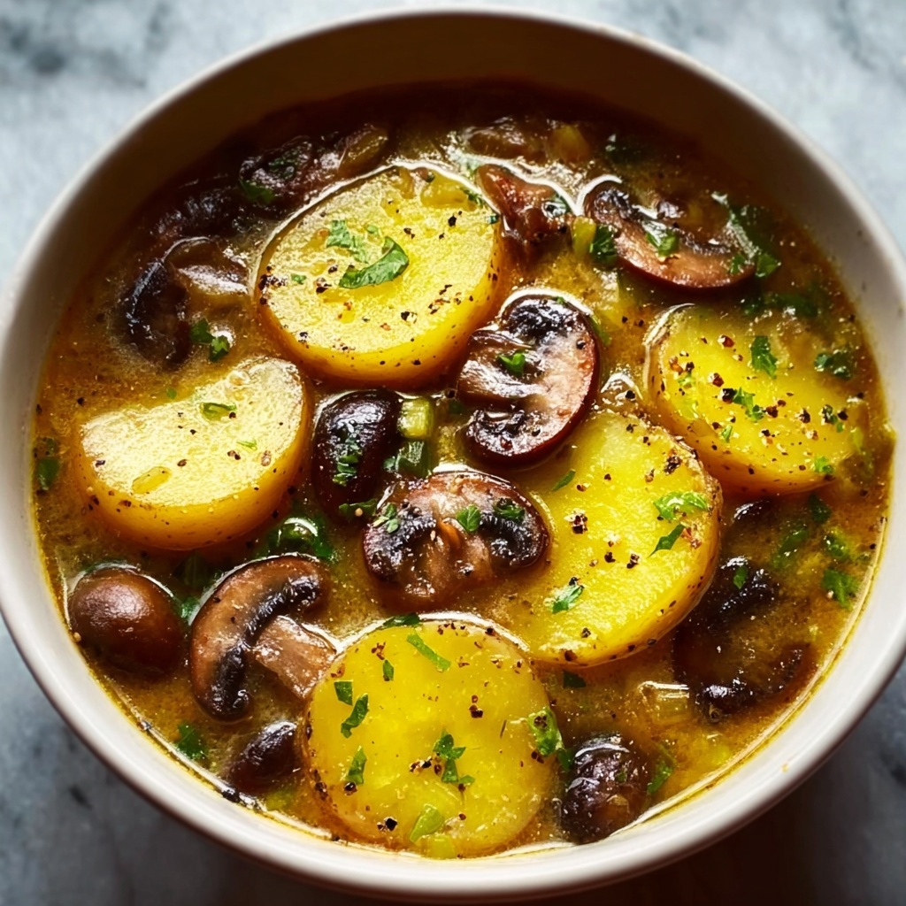 Mushroom Potato Soup Recipe - Recipe Image