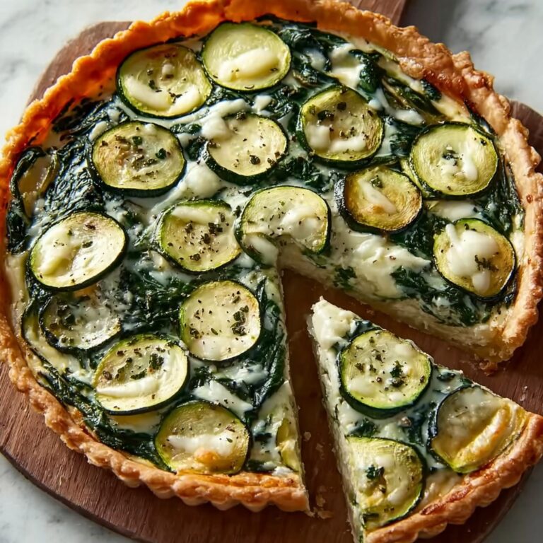 Zucchini and Spinach Pie Recipe