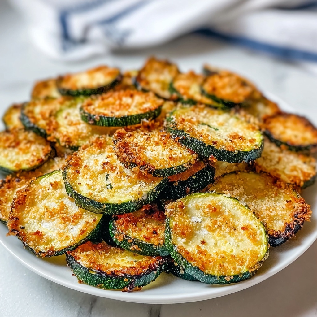 Crispy Baked Zucchini Chips Recipe - Recipe Image