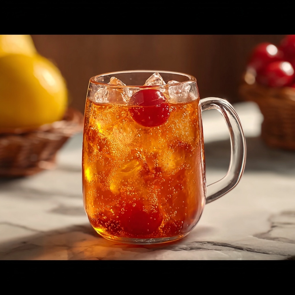 Cherry Pie Iced Tea Recipe - Recipe Image