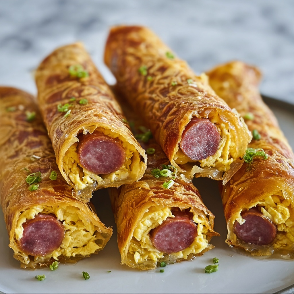 Reuben Egg Rolls: A Crispy Twist on a Classic Recipe - Recipe Image