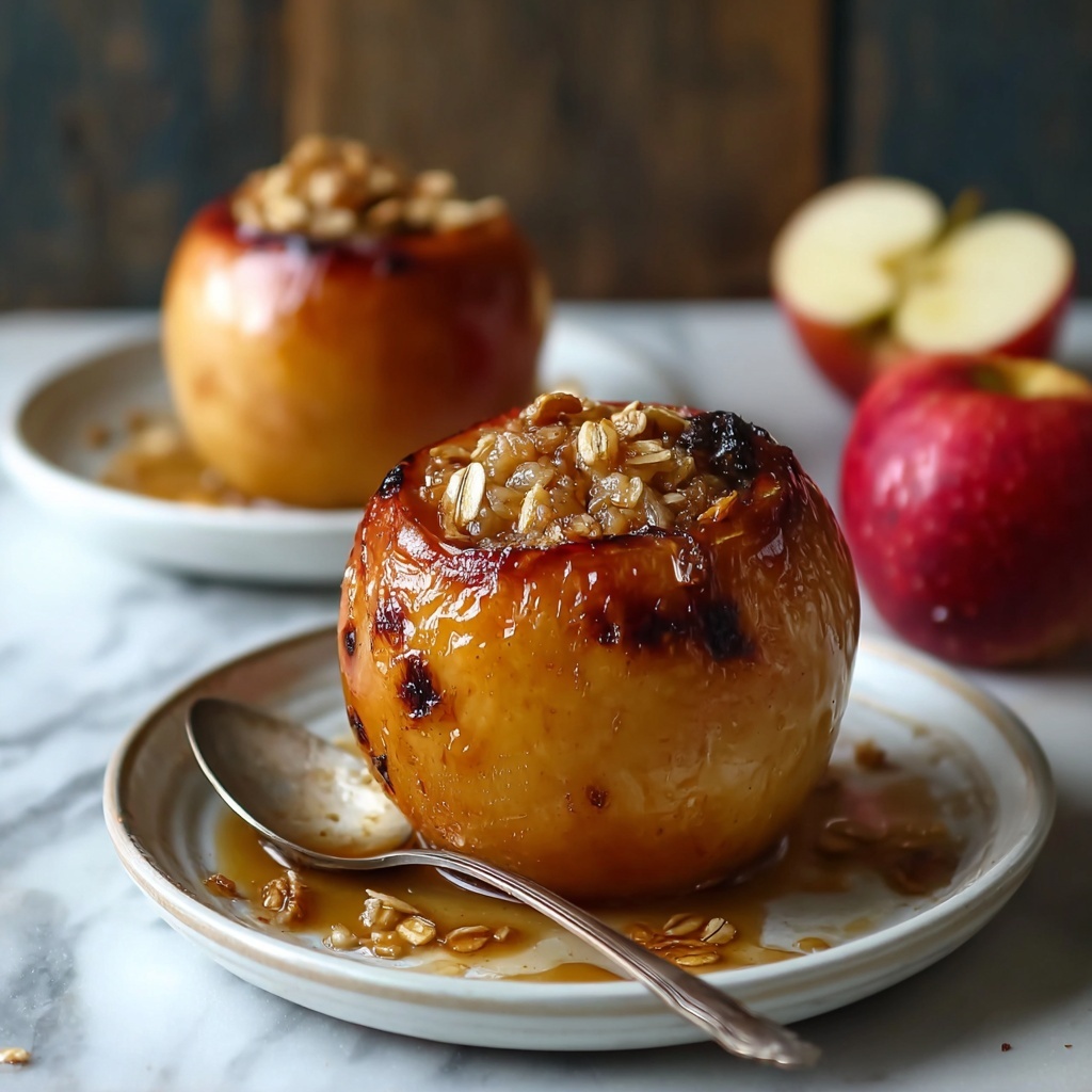 Almond Butter Baked Apples Recipe - Recipe Image