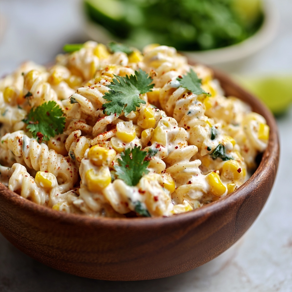 Mexican Street Corn Pasta Salad Recipe - Recipe Image