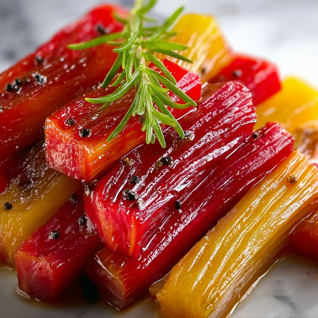 Sweet Roasted Rhubarb Recipe - Recipe Image